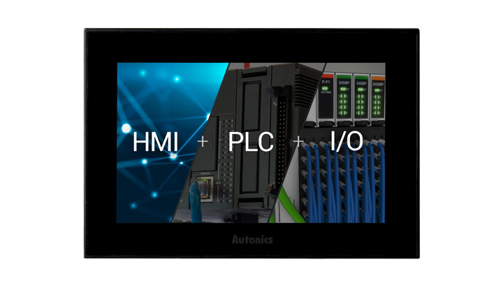 Autonics LP-A070 Series tích hợp chức năng của PLC, HMI, và mô-đun I/O