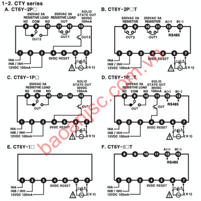 So do dau noi Bo dem-Bo dat thoi gian Autonics CT _ 2