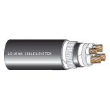 0.6-1(1.2)kv 3-phases with reduced neutral core XLPE insulated LS Cu/XLPE/PVC 3x+1x series