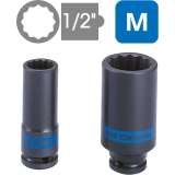 Đầu khẩu 12 cạnh hệ mét loại dài KINGTONY 4430M series