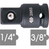 Đầu chuyển cỡ khẩu 1/4 inch x 3/8 inch KINGTONY 2863P series