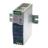120W single output industrial DIN RAIL with PFC function MEAN WELL SDR-120 series