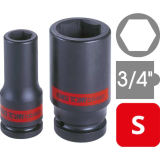Đầu tuýp lực dài 3/4 inch lục giác hệ inch KINGTONY 6435S series