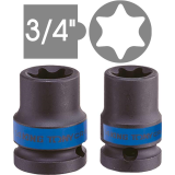 Đầu tuýp lục giác sao Torx loại chịu lực 3/4 inch KINGTONY 6575M series