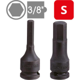 Tuýp lục giác 3/8 inch crôm hệ inch KINGTONY 3055S series