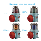 Explosion proof warning/ signal lights and alarm bell combinations QLight SEBA series
