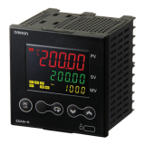 Advanced digital temperature controller (96 x 96 mm) Omron E5AN-H series