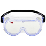 Anti-Fog Safety Goggle, Protect against chemical splash 3M 1621AF
