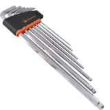 Ball point hex key wrench set (long type) 