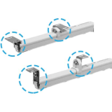 Giá đỡ cho thanh khử tĩnh điện SMC IZT40-B series