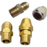 Brass flare connector (Convex and Flare nut) BAA-FITTING