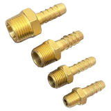 Brass hose nipple (Male) BAA-FITTING MHN-BR series