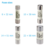 Ceramic cylindrical fuse links SIEMENS 3NW6 series