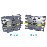 Common sockets Omron P2CF series