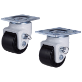 Compact casters FOOT MASTER GLH series