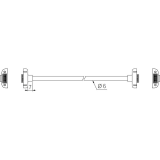Connection cable of safety light curtain Autonics SFL-E series