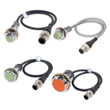 Cylindrical inductive proximity sensors (cable connector type) Autonics PRW series