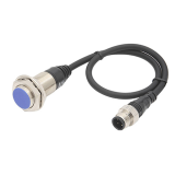 Cylindrical inductive proximity sensors with long sensing distance cable connector type AUTONICS
