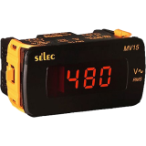 Đồng hồ đo điện áp hiển thị số màn LED Selec MV15