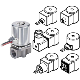 Van điện từ 2 cổng tác động trực tiếp thân nhôm SMC JSX-A series