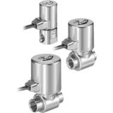 Van điện từ 2 cổng tác động trực tiếp thân inox SMC JSX-S series