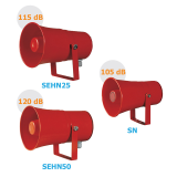 Electric horns QLight SN and SEHN25 and SEHN50 series