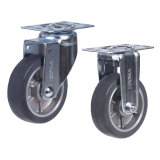 Heat-resistant plate casters FOOT MASTER PL-ASF/ARF series