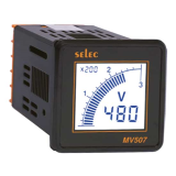 LCD Voltmeter (48x48mm) Selec MV507