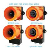 Đèn LED tín hiệu nhấp nháy tích hợp còi điện QLight QWCD series
