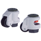 Leveling bolt-hole casters FOOT MASTER GD-S series