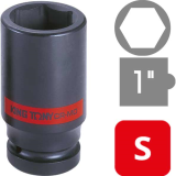 Đầu tuýp dài chịu lực lục giác hệ inch KINGTONY 8435S series