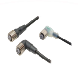 M12 basic line cable type Omron XS2F-M12 series