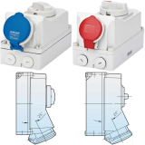 Ổ cắm có khóa liên động cơ khí CHINT NTC1...KCS series