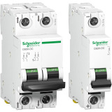 Miniature circuit breakers for direct current circuits protection Schneider Acti9 C60H-DC series