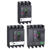 Molded case circuit breakers with adjustable settings Schneider Compact NSX400-630H series