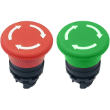 Non-illuminated emergency stop switch head HANYOUNG ARE series