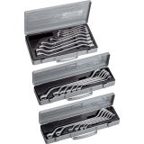 Bộ cờ lê vòng miệng lệch 45 độ loại dài TONE M45 series