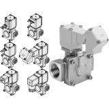 Van điện on off 2 cổng pin sạc cho khí nén SMC 25A-VXD_0 series