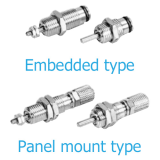 Pin cylinder (Single acting-Spring return) SMC CJP series