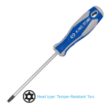 Screwdriver for torx head screw -  round shank KINGTONY 1427 series