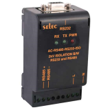 Serial to serial communication converter Selec AC-RS485-RS232-ISO