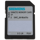 SIMATIC S7  memory cards for S7-1x00 SIEMENS