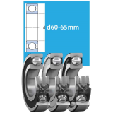 Single row deep groove ball bearings d60-65mm SKF