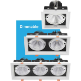 Đèn LED vuông âm trần có chỉnh sáng PARAGON OLT series
