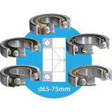 Ổ bi tiếp xúc góc một dãy d65-75mm SKF Type 7