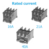 Terminal blocks - 3-pole units IDEC BA series