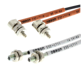 Through-beam fiber units - Threaded models Omron E32 series