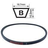 Transmission belt BANDO V-Belts Red B section series