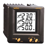 Voltage current frequency meter Selec VAF36A
