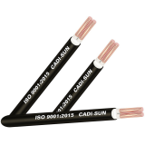 XLPE insulated PVC sheathed 2-cores copper cable CADISUN CXV 2x series